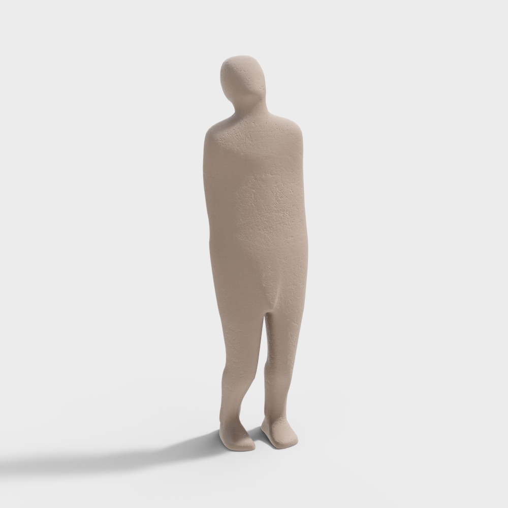 Abstract Human Figure 3D model