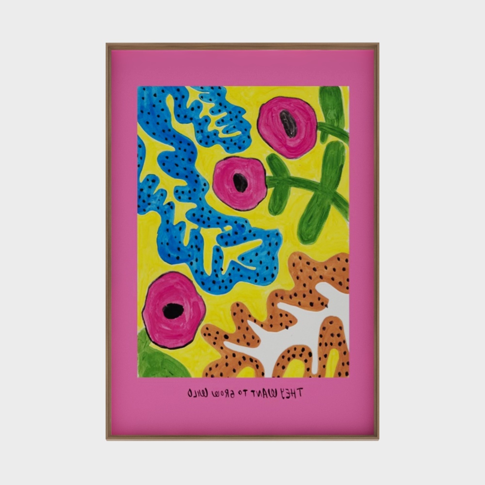 Vibrant Dreamscape 3D Model – Low-Poly Colorful Design