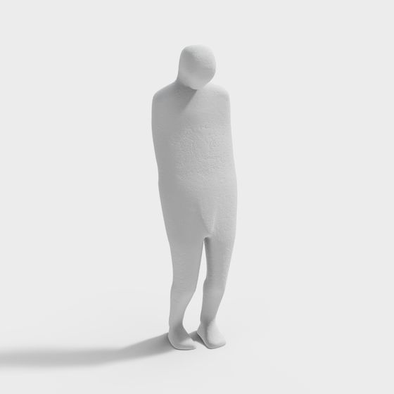 Lonely Walker 3D model