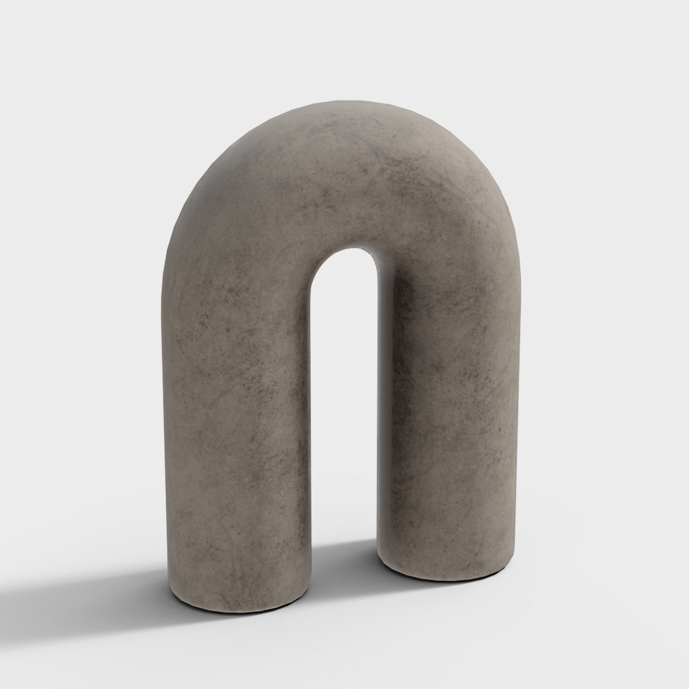 Wabi-Sabi Style Clay Pot Ornament