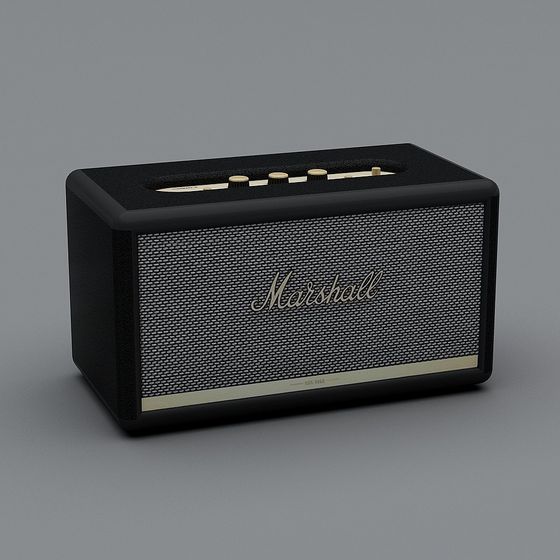 Retro Modern Marshall Speaker 3D model