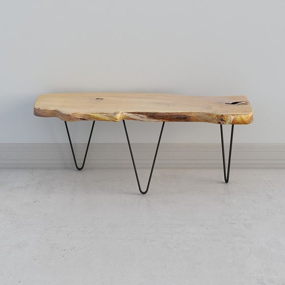 Live Edge Coffee Table 3D model