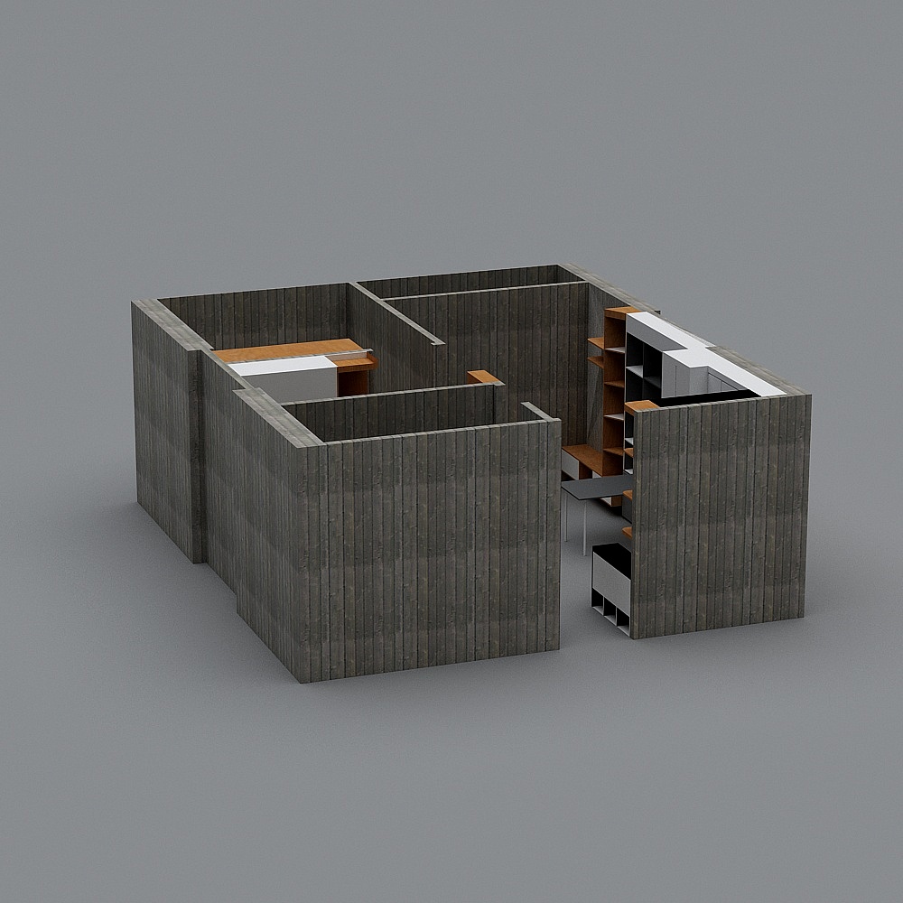 Modern Minimalist 3D Model for Future Spaces