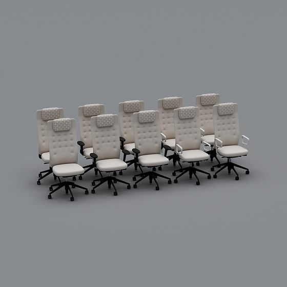 Executive Office Chairs 3D model