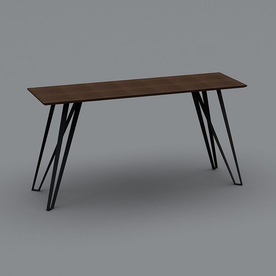 Industrial Style Table 3D model
