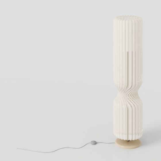 モダンメタルフロアランプ（ロウ）