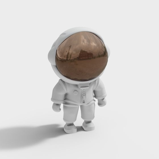 Astronaut 3D Model for Space Exploration