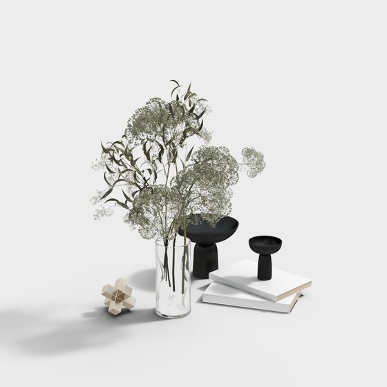 Chic Urban Greenery Vase 3D model