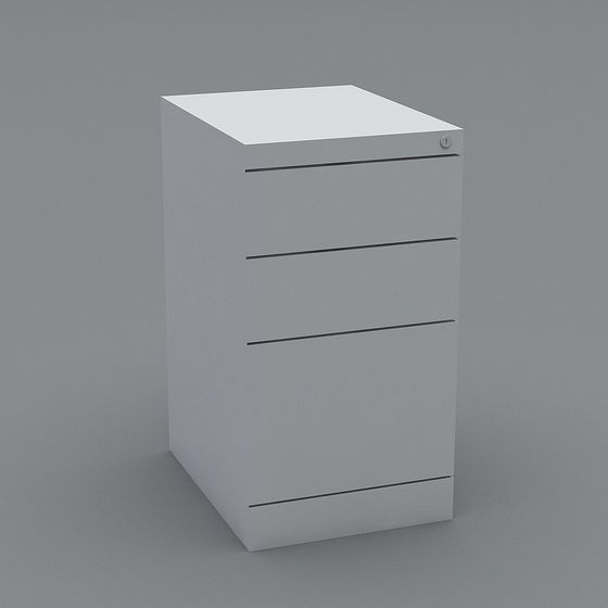 Urban File Cabinet 3D model