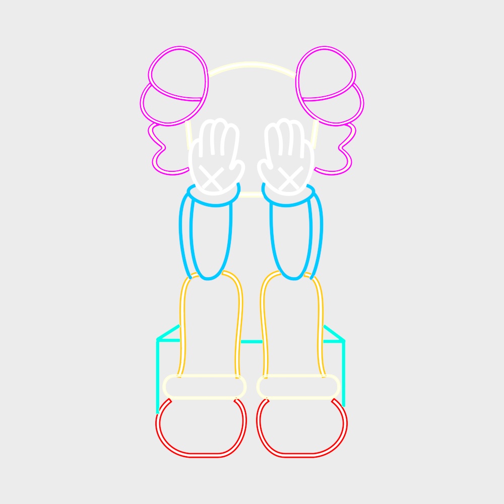 Modern doll decorative lamp