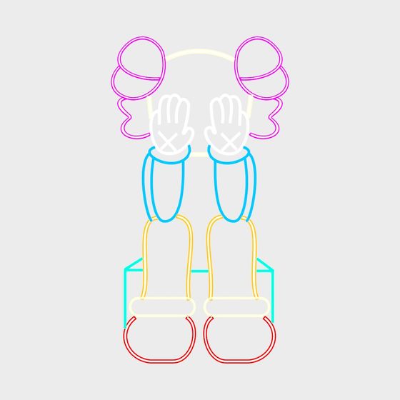 Lively Neon Doll 3D Model for Creative Projects