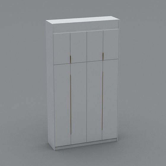Stylish City Cabinet 3D model for Contemporary Spaces