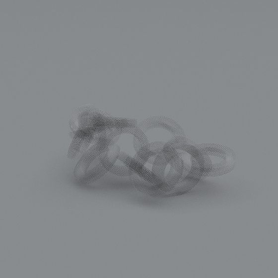 Streamline Knot 3D model for Creative Projects