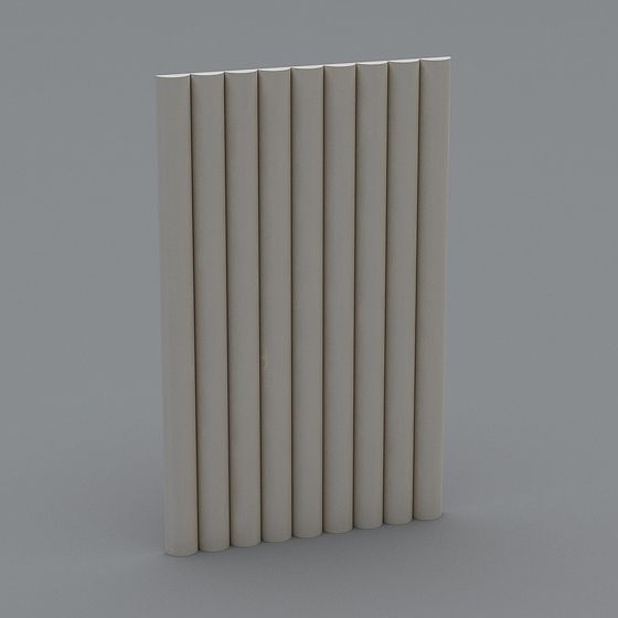 Unique Low-Polygon Gray Column 3D model