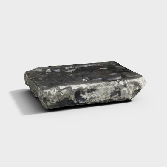 Realistic Rock Platform 3D model