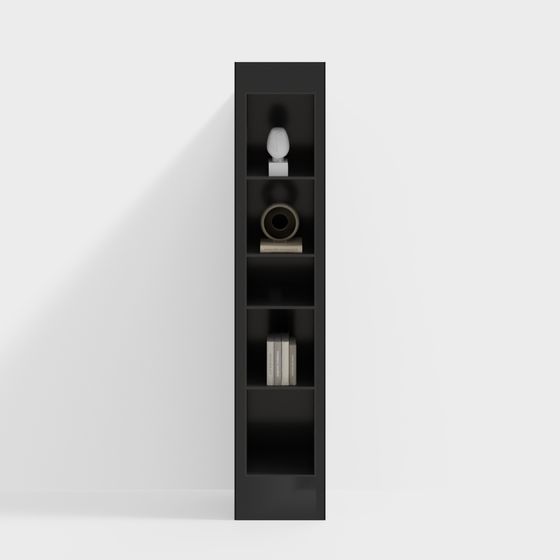 Urban Corner Bookshelf 3D model