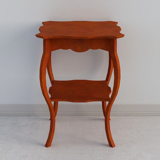 Vintage Style Side Table 3D model
