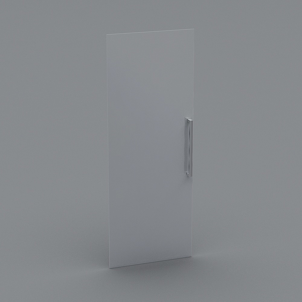 Minimalist Gray Door 3D model