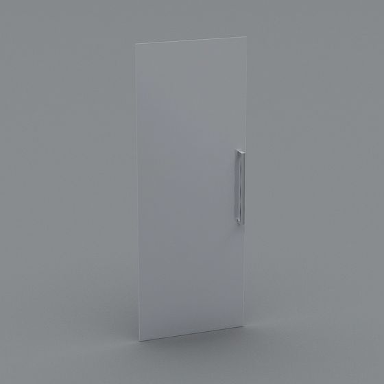 Minimalist Gray Door 3D model