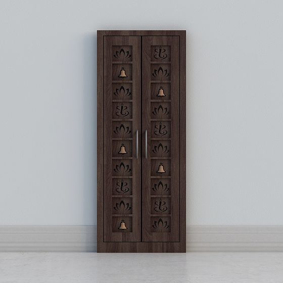 Elegant Low-Poly Door 3D model