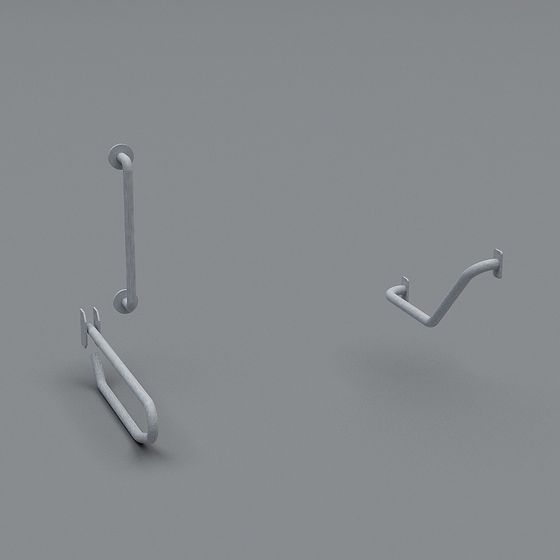 Minimalist and Practical Hook 3D model