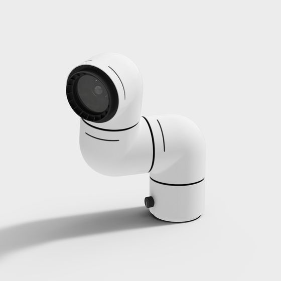 Stylish Low-Poly Camera 3D Model Design