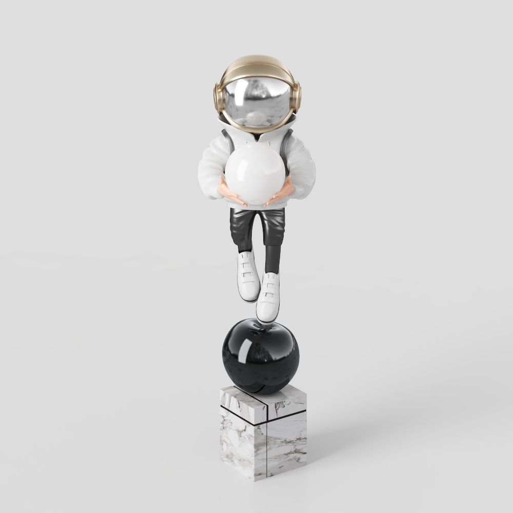 Modern Astronaut Floor Lamp