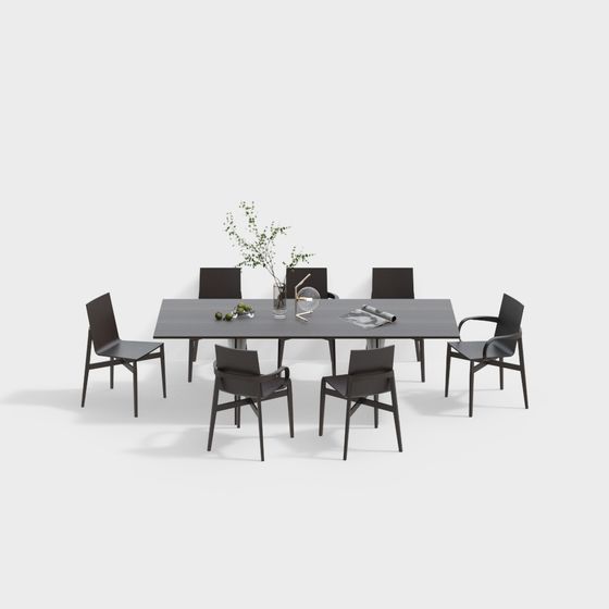 Urban Lounge 3D model for Contemporary Spaces