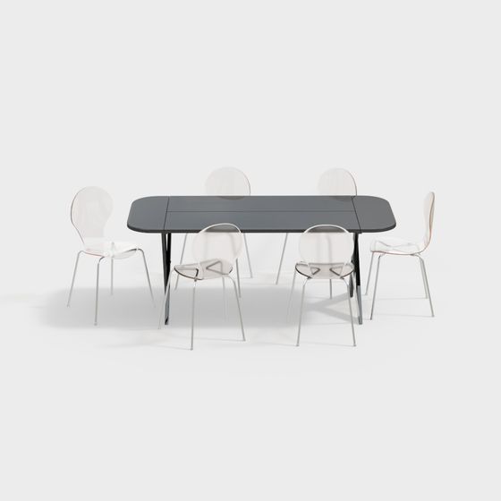 Urban Dining Set 3D model
