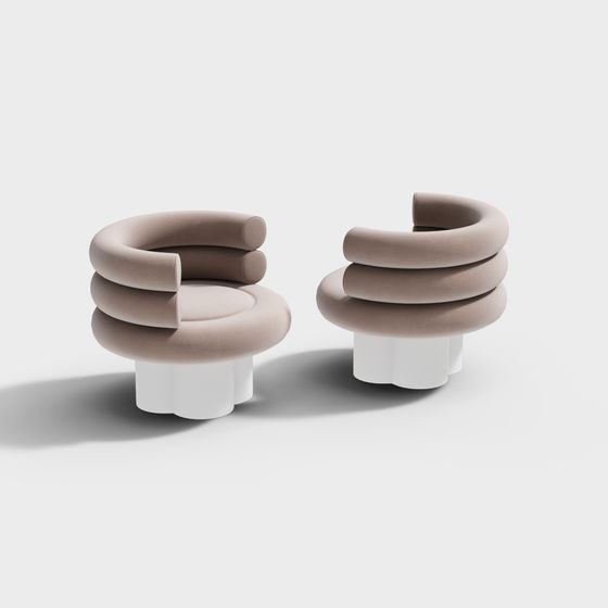 Spiral Comfort Chair 3D model