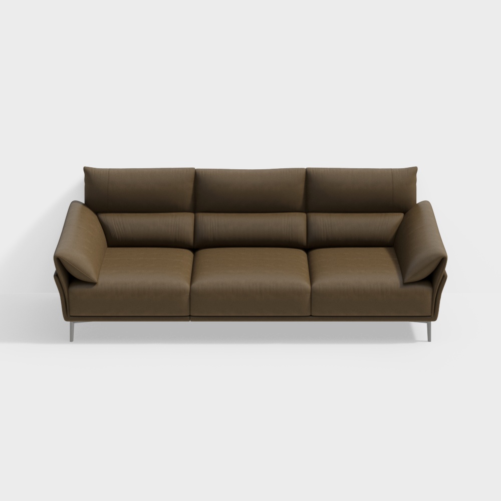 Sofa ba chỗ tựa tay đôi - series tuyệt mỹ hiện đại tối giản - clj-fh-f883#