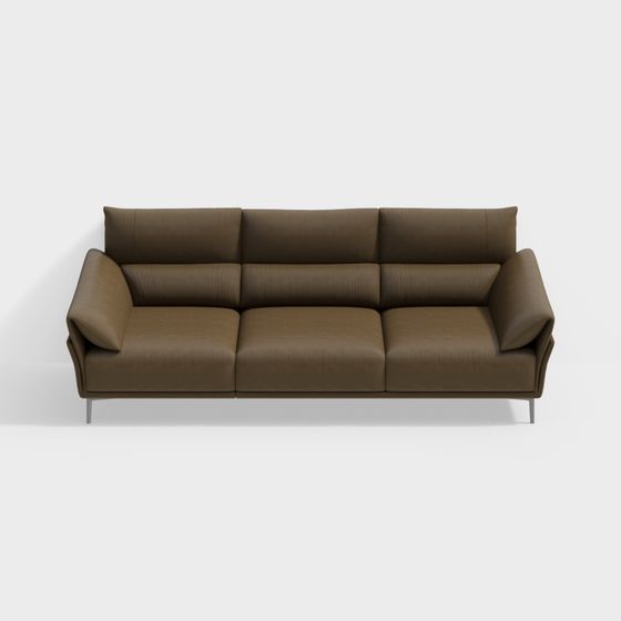 Sofa ba chỗ tựa tay đôi - series tuyệt mỹ hiện đại tối giản - clj-fh-f883#