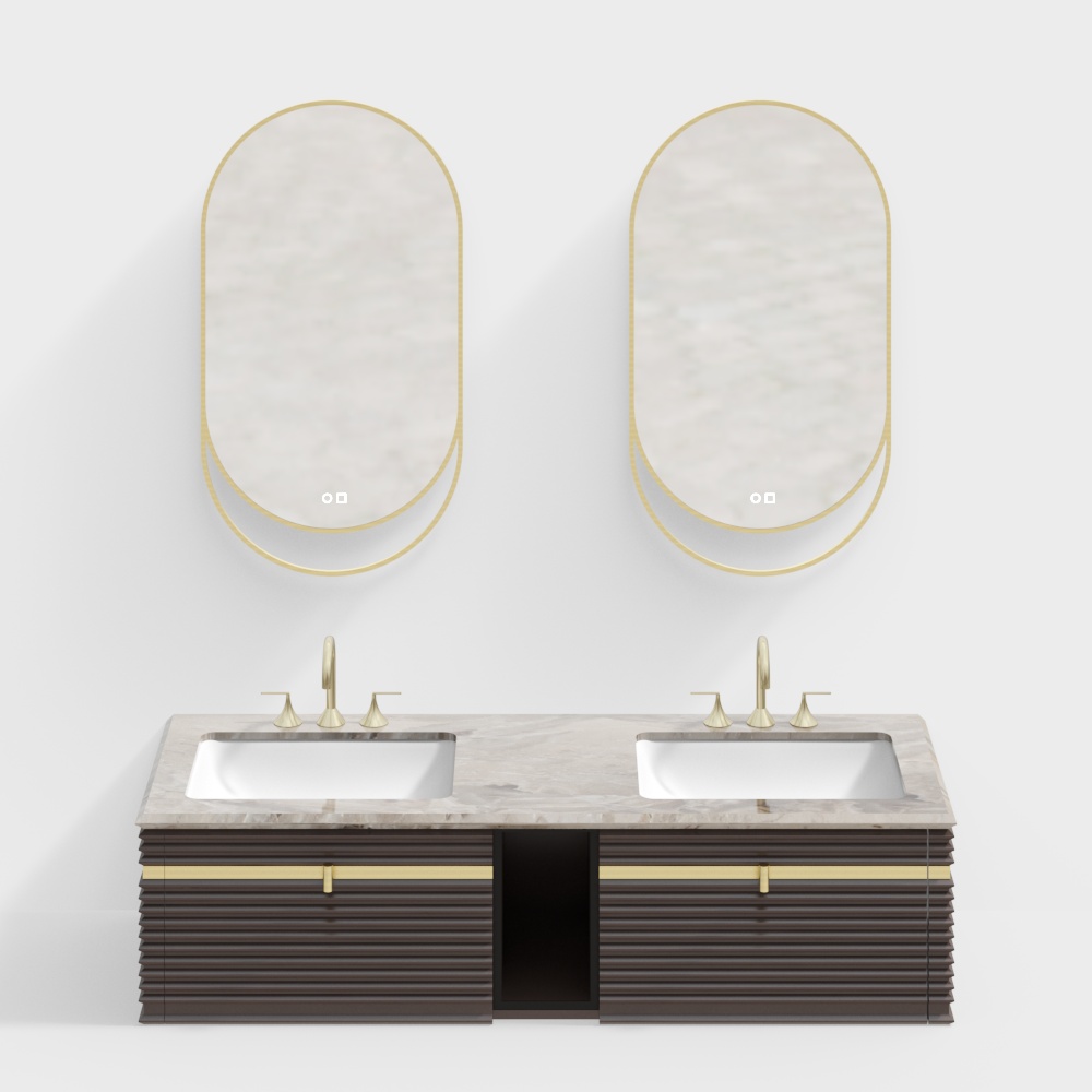 Combinaison de meubles de salle de bain Rongs