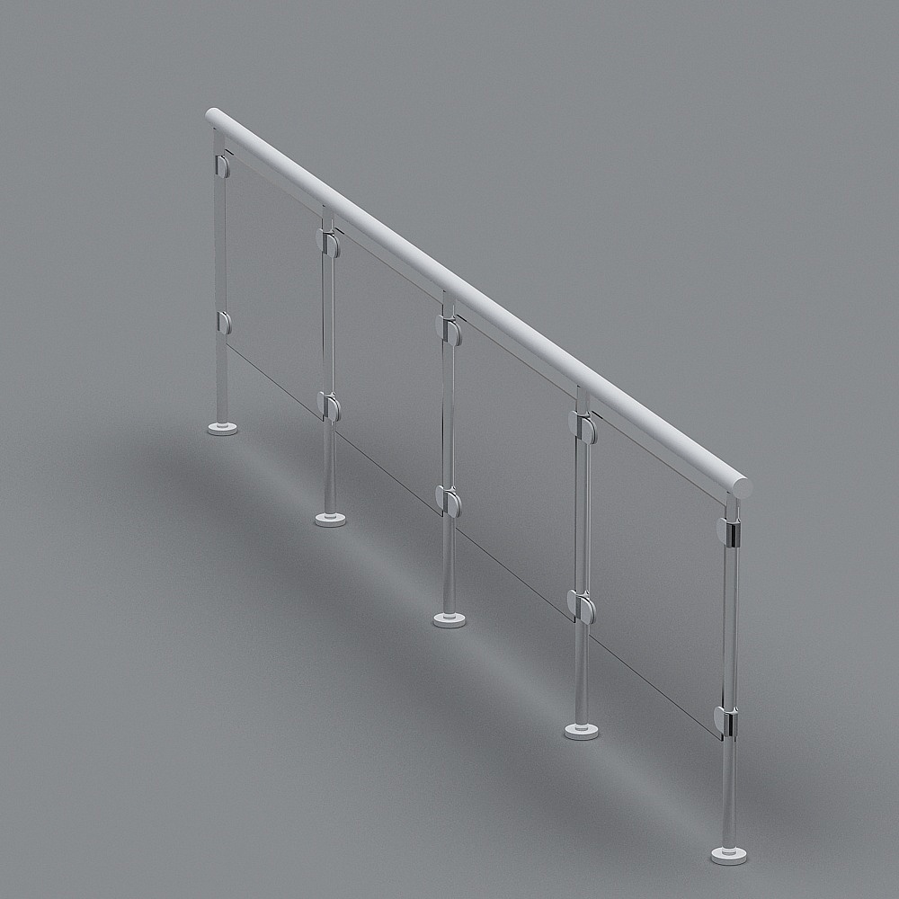 ราวกันตกด้านข้างบันได