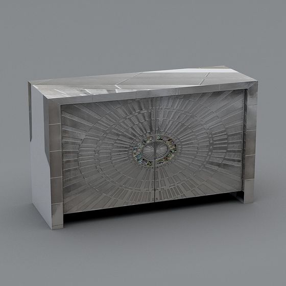 Futuristic Gateway Cabinet 3D model for Creative Designs