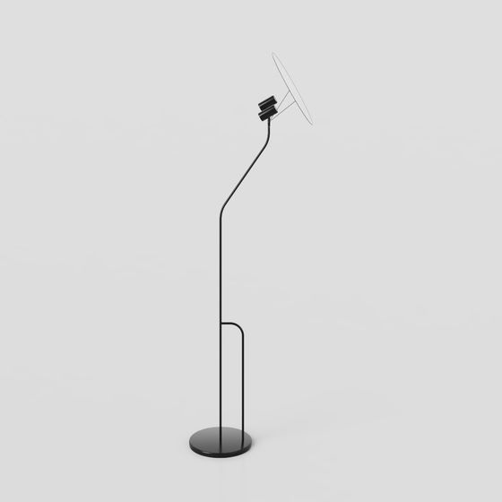 Stylish Floor Lamp 3D model for Modern Interiors