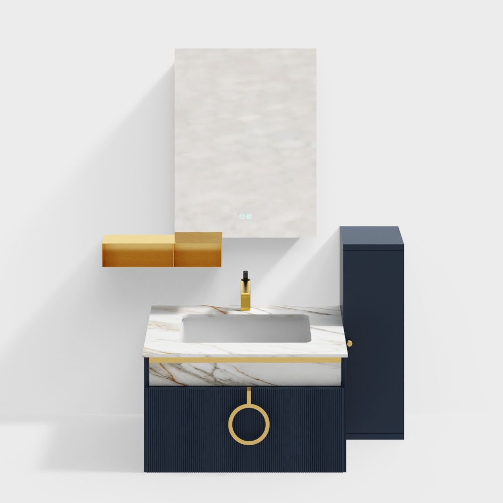 Rongs-Bathroom cabinet Combination bathroom cabinet