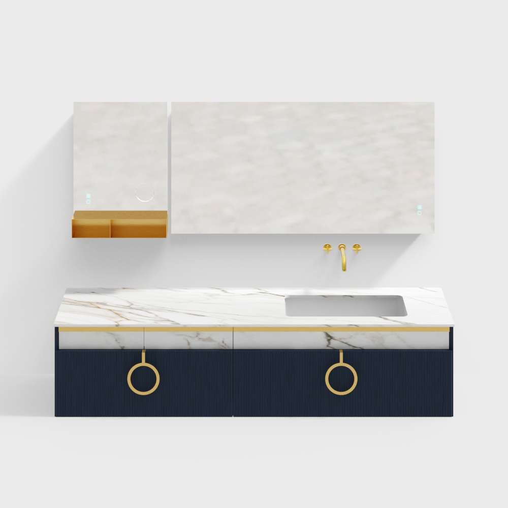 Rongs-Bathroom cabinet Combination bathroom cabinet