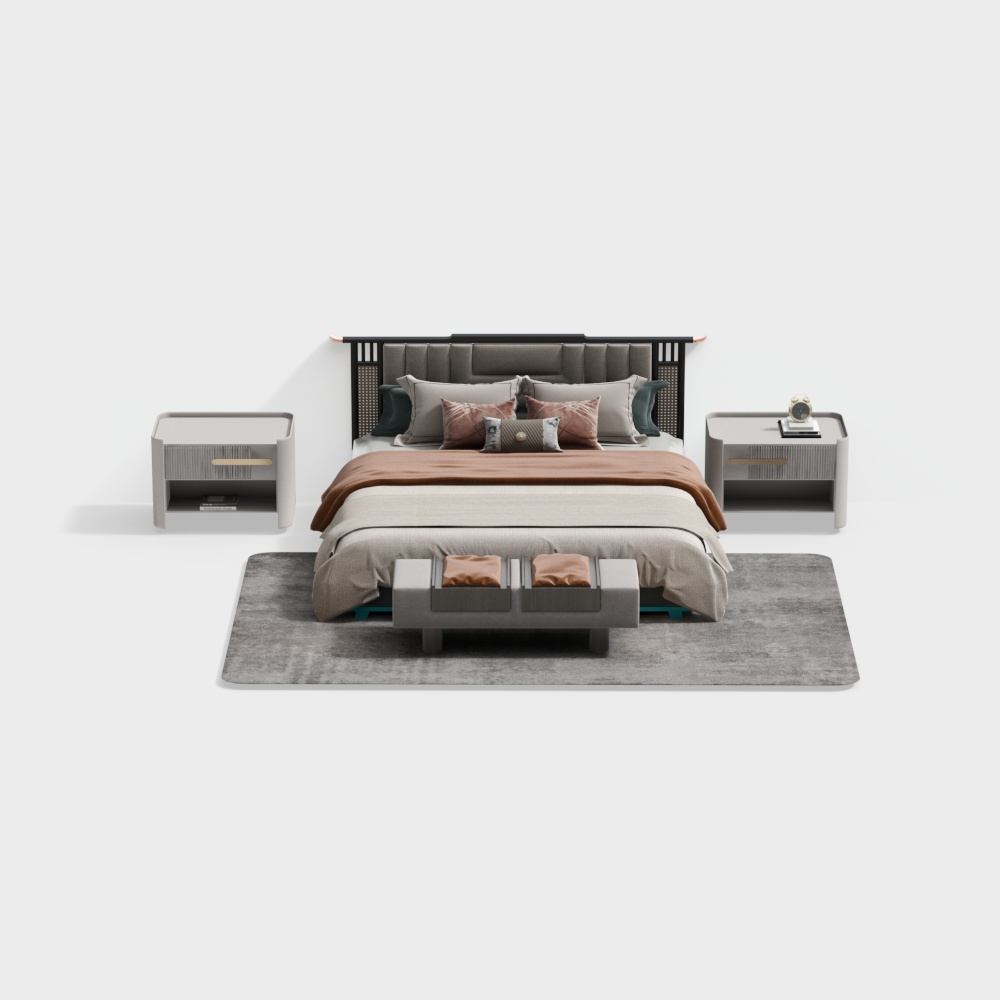 Set letto matrimoniale moderno
