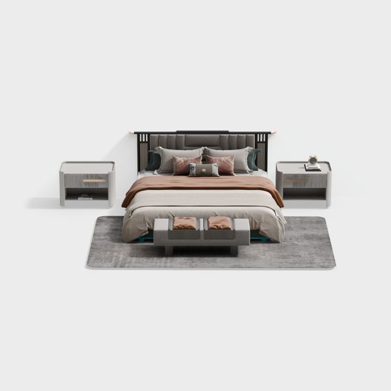 Set letto matrimoniale moderno