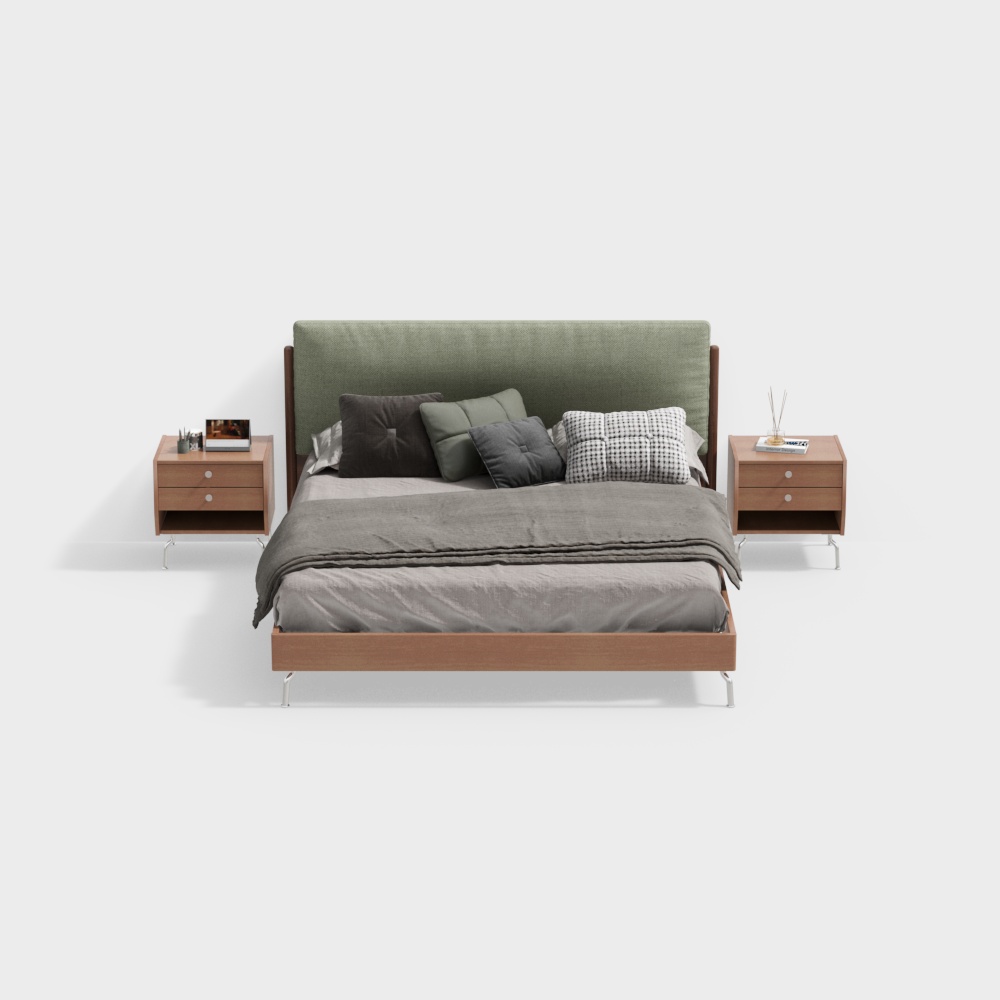 Ensemble de lit double nordique