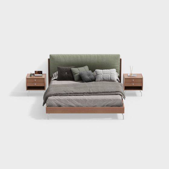 Ensemble de lit double nordique