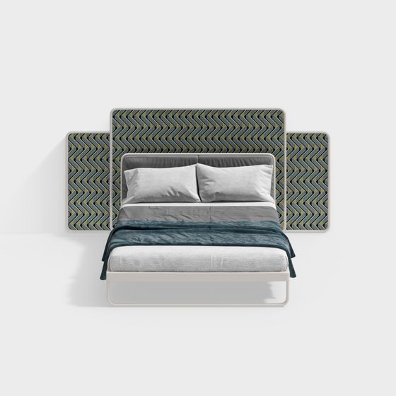 Giường đôi hiện đại