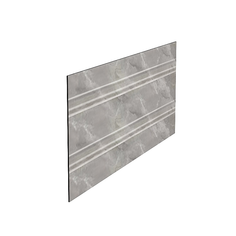 Línea de zócalo recto