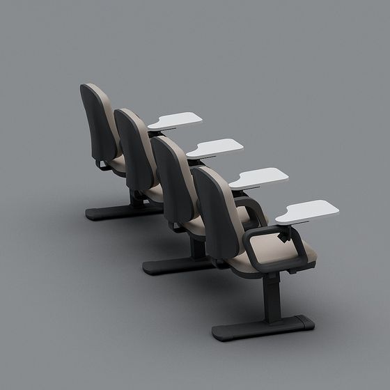 Modern Classroom Seating 3D model