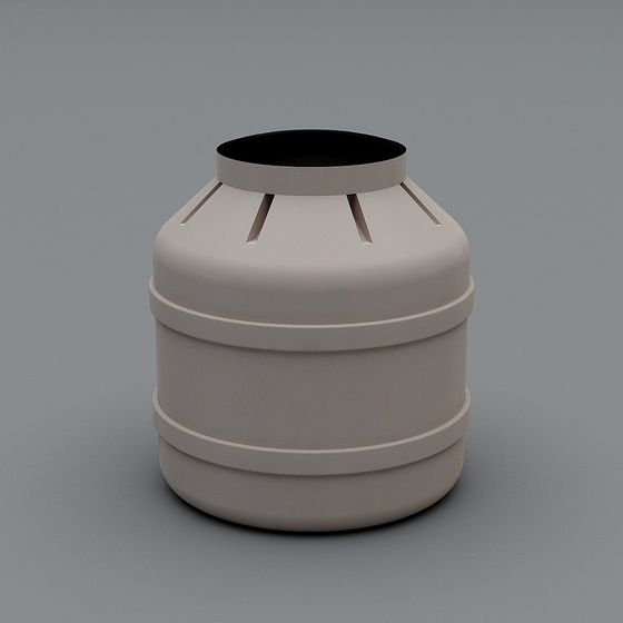 Unique Low-Polygon 3D Model with Industrial Aesthetic