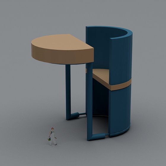 Unique Geometric Low-Polygon 3D Model