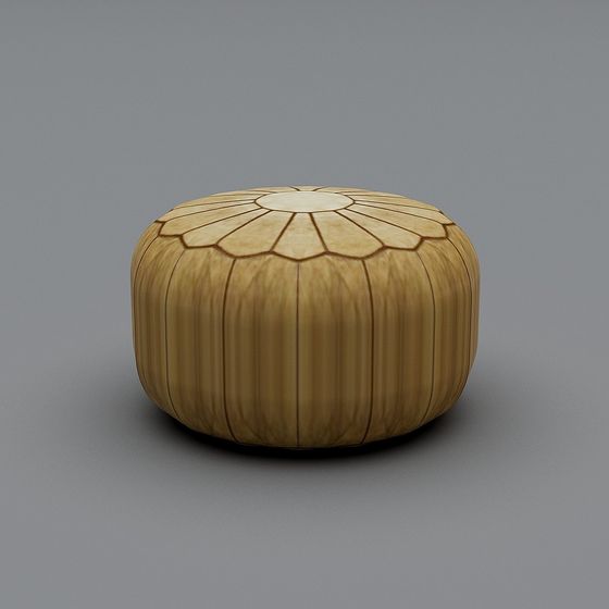 Lotus Pouf 3D model for Creative Projects