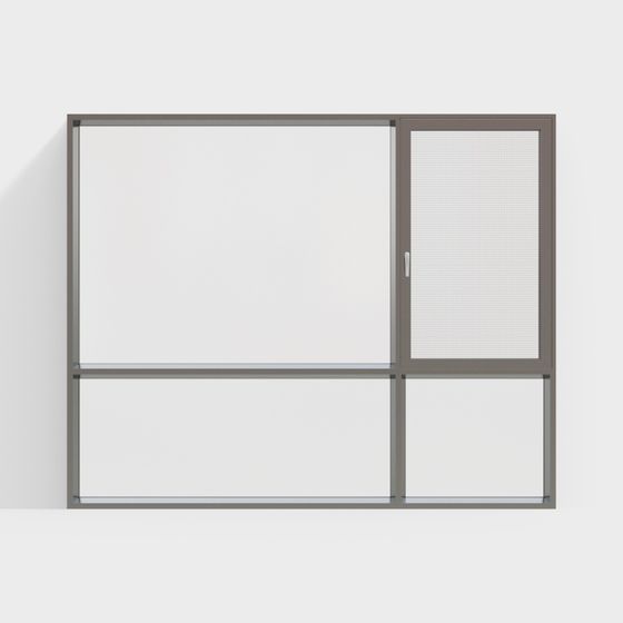 City Window 3D model - Modern Minimalist Design