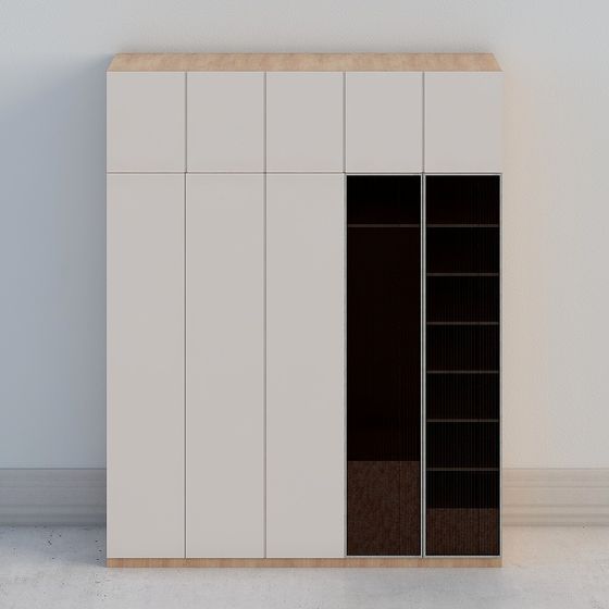 City Window Wardrobe 3D model